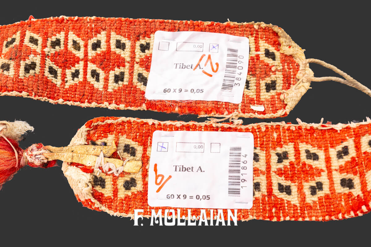 Tappeto Tibetano Forma Speciale “Band” n°:191864-384090